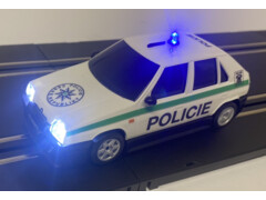 Favorit Policie model SRC 1:28- Night Race- svítící světla , blikající maják. -  motor 2O OOOotk. -K autodráze ITES, FARO, EuropaCup, Gonio .